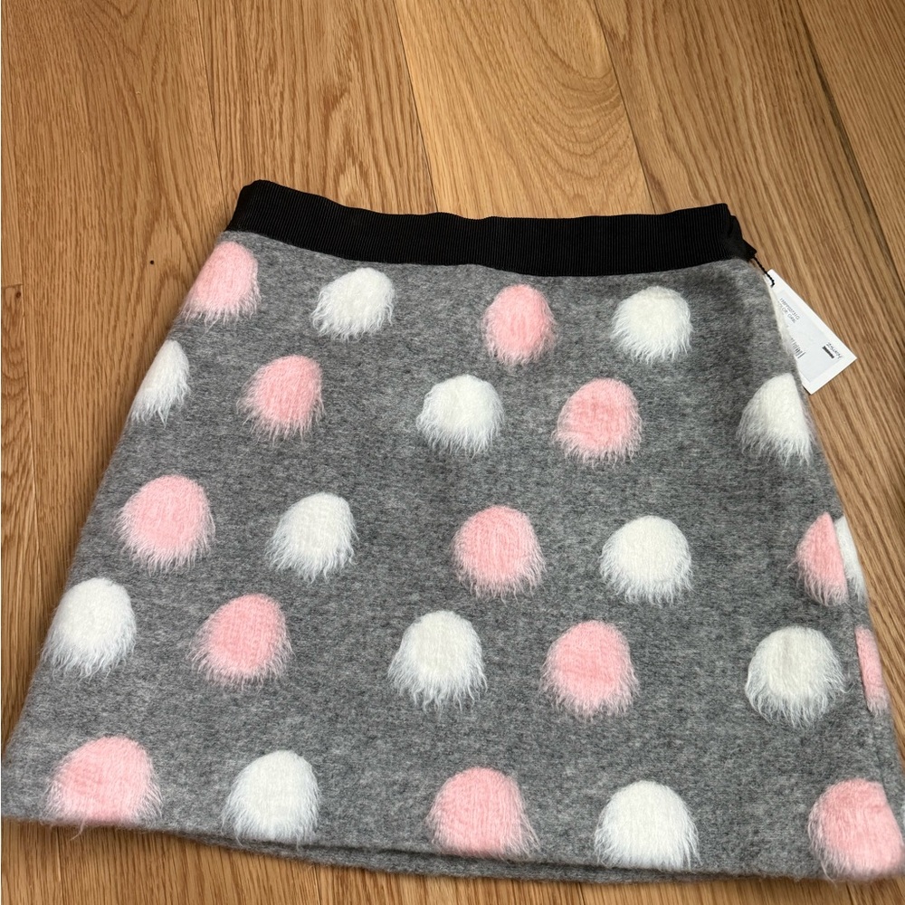 Milly Minis - BNWT Stylish Gray Polka Dot Skirt